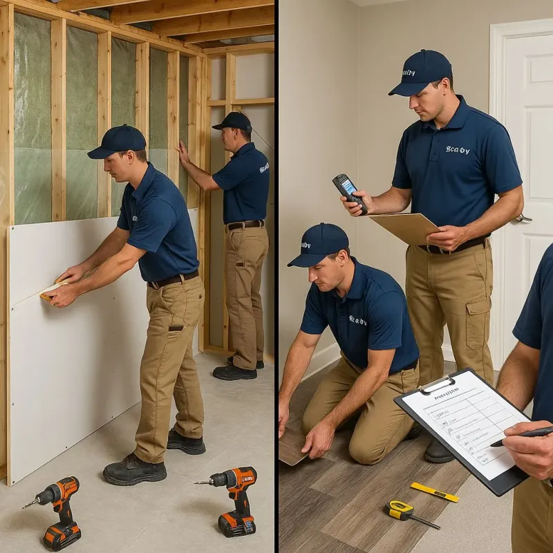 Repairs and Reconstruction process in Rindge, NH